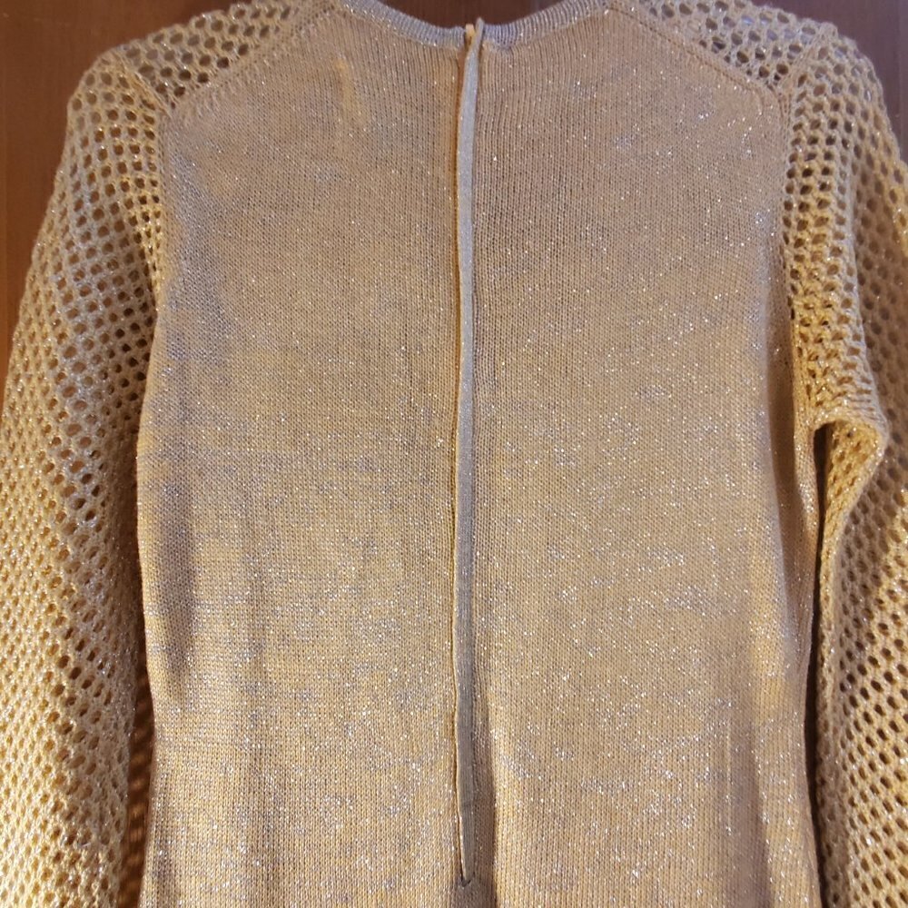 Vintage Anne Fogarty Rare 1960's Gold Knit Gown - Near Mint Condition - Picture 10 of 10